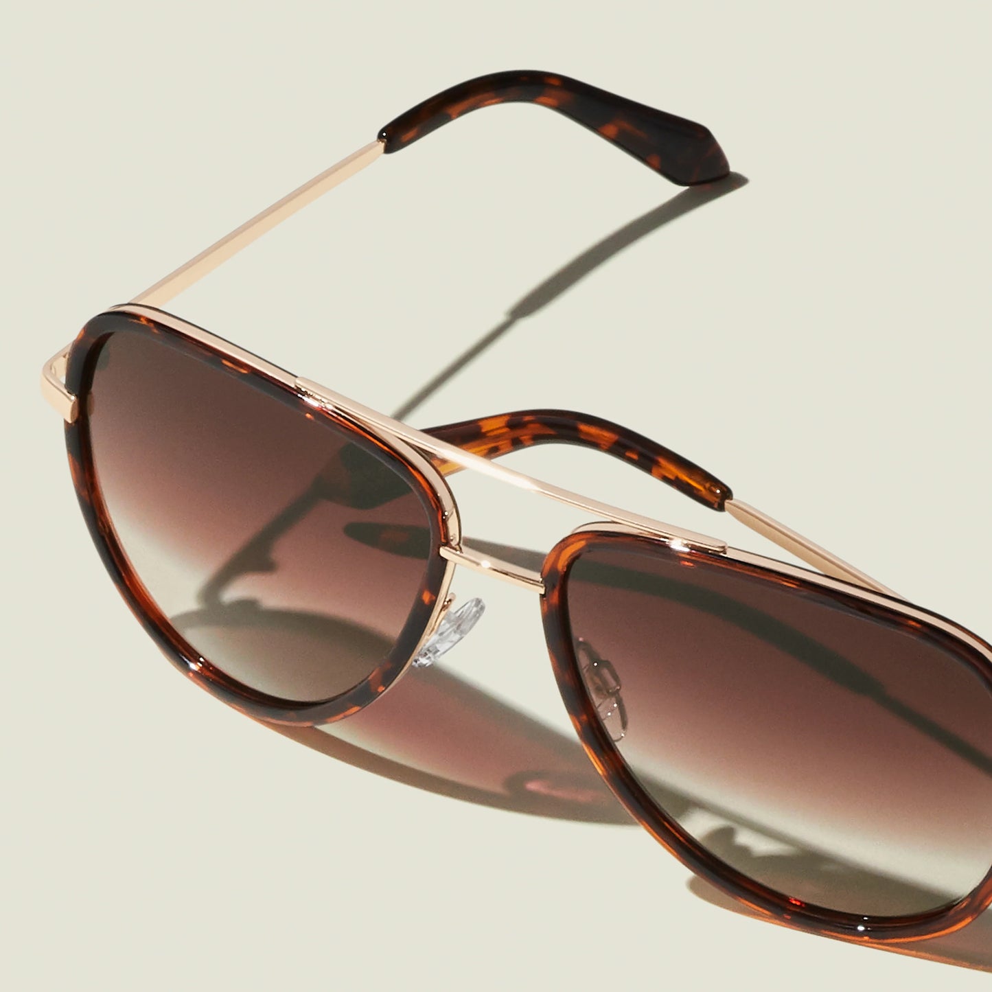 QUAY All In Large Sunglasses - Tort/Brown Fade