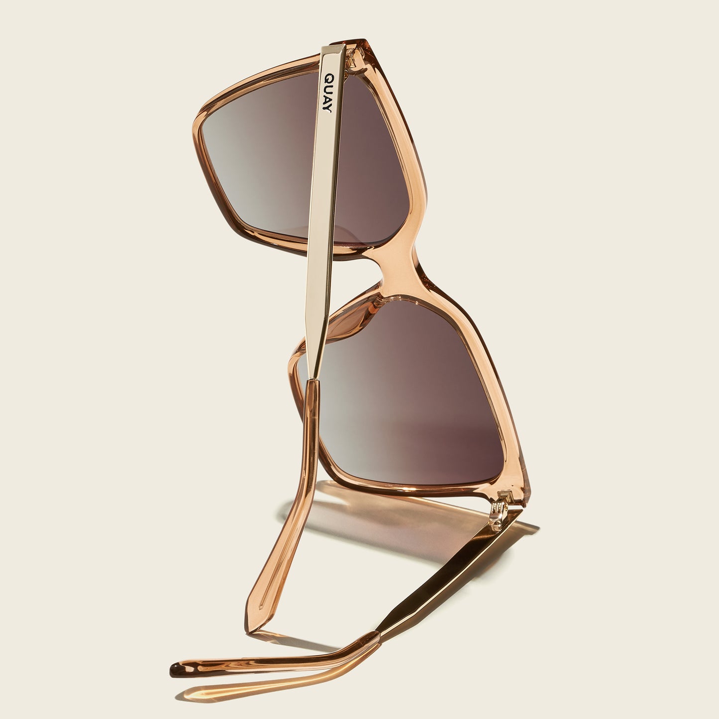 QUAY Level Up Remixed Sunglasses - Ginger/Brown