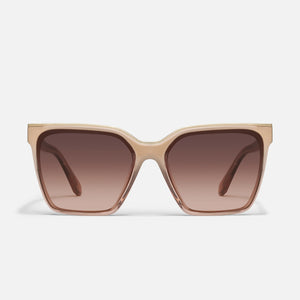 QUAY Level Up Sunglasses - Chamomile/Dark Fawn