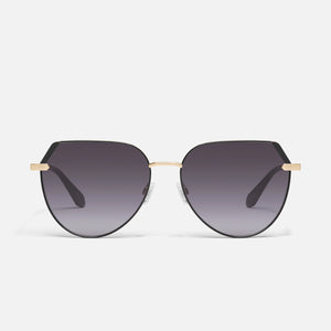 QUAY Main Character Sunglasses - Black Gold/Smoke