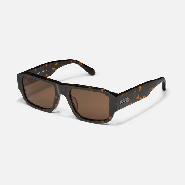 QUAY Night Cap Sunglasses - Dark Tortoise/Brown