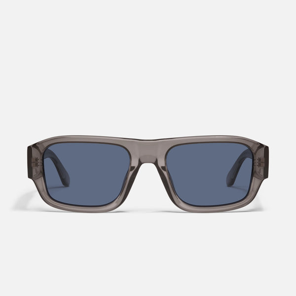 QUAY Night Cap Sunglasses - Grey/Navy Polarized