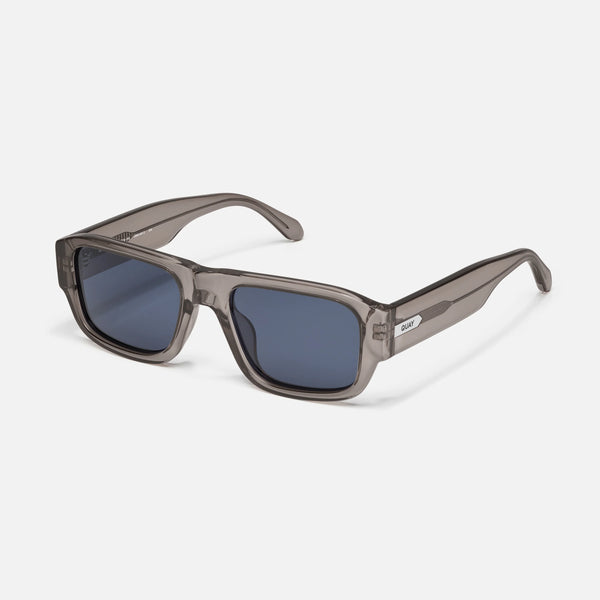 QUAY Night Cap Sunglasses - Grey/Navy Polarized