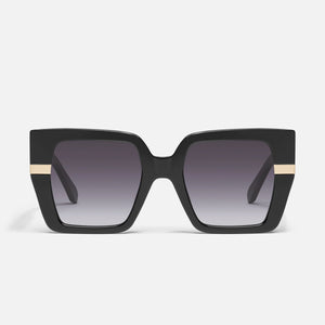 QUAY Notorious Sunglasses - Black/Smoke