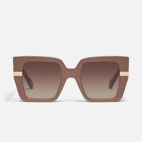 QUAY Notorious Sunglasses - Doe/Brown