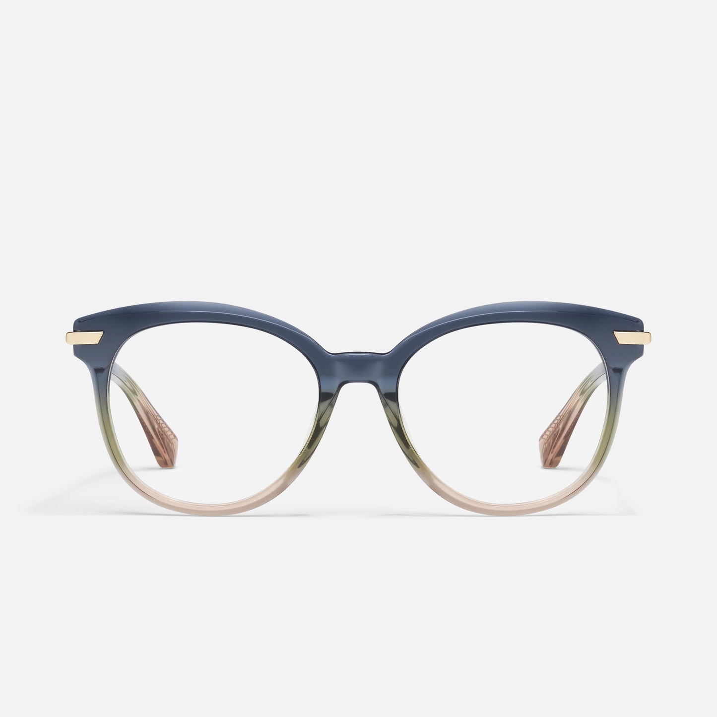 QUAY Pencil Me In Optical Eyeglasses - Navy Moss Doe (Exclusively In-Store)