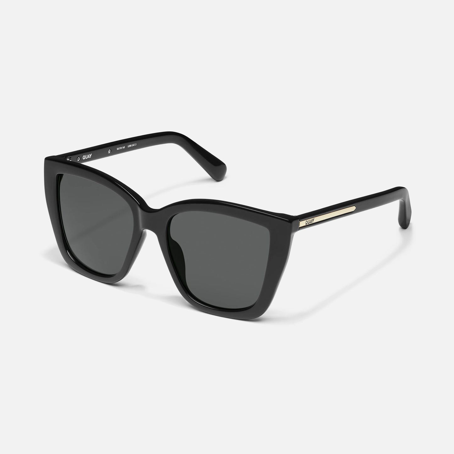 QUAY See Ya Sunglasses - Black/Smoke