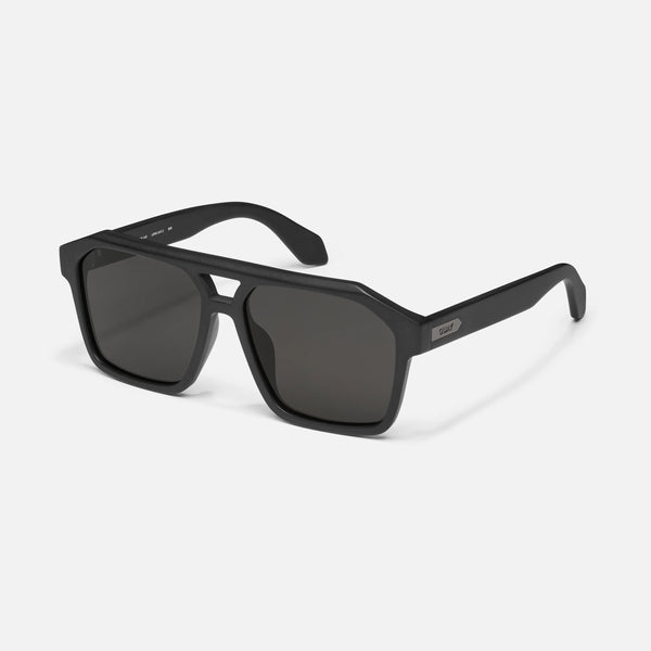 QUAY Soundcheck Sunglasses - Matte Black/Black Polarized