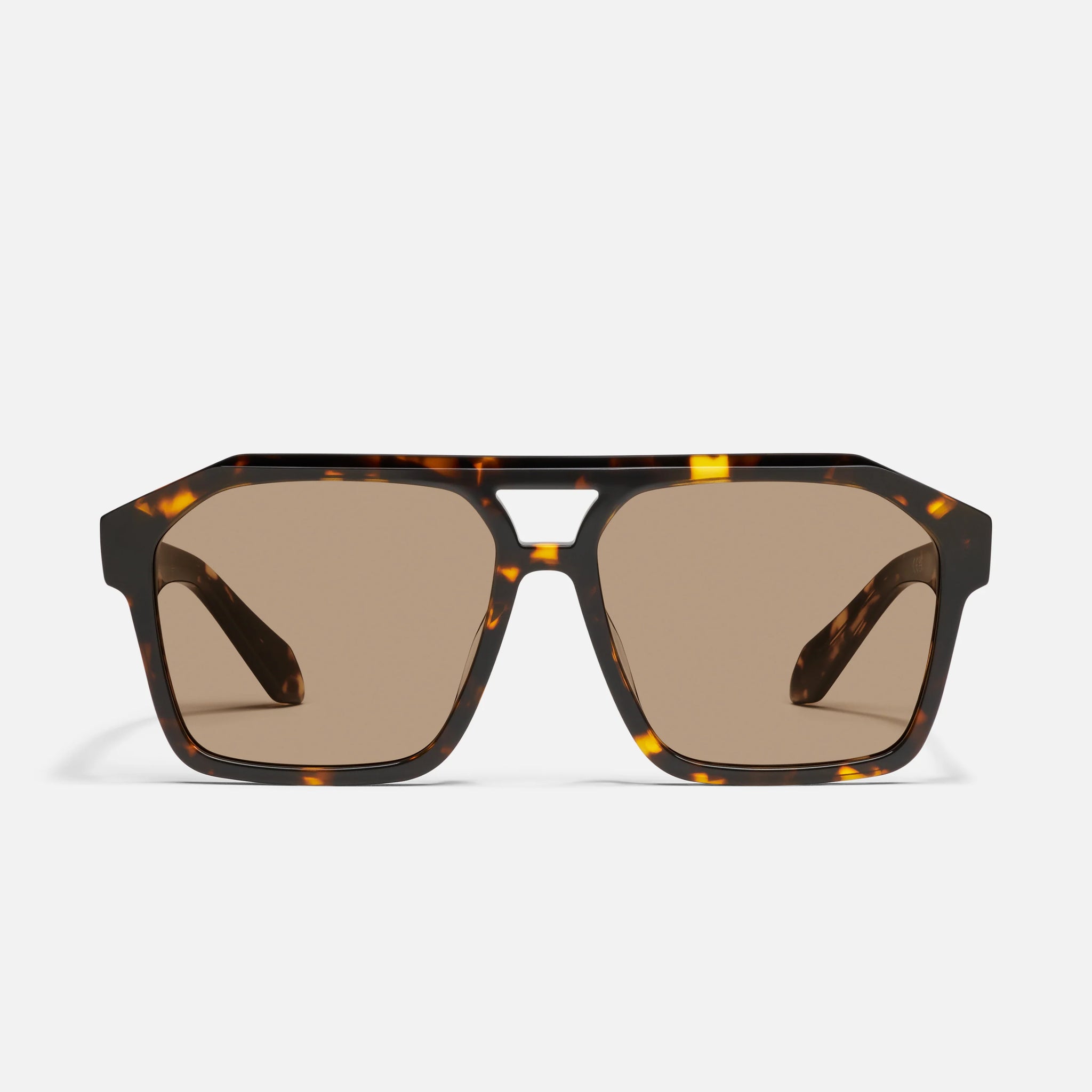 QUAY Soundcheck Sunglasses - Tortoise Yellow/Tan