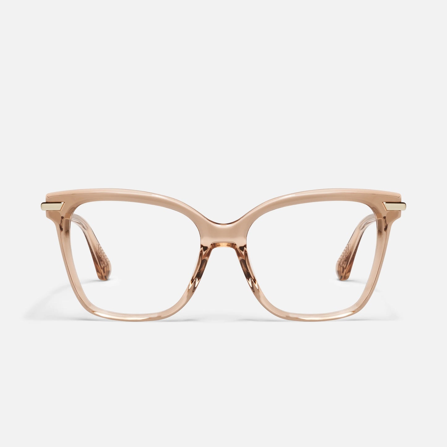 QUAY Tell All Optical Eyeglasses - Oat (Exclusively In-Store)