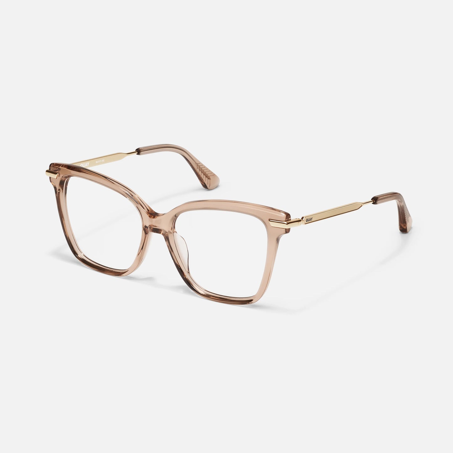 QUAY Tell All Optical Eyeglasses - Oat (Exclusively In-Store)