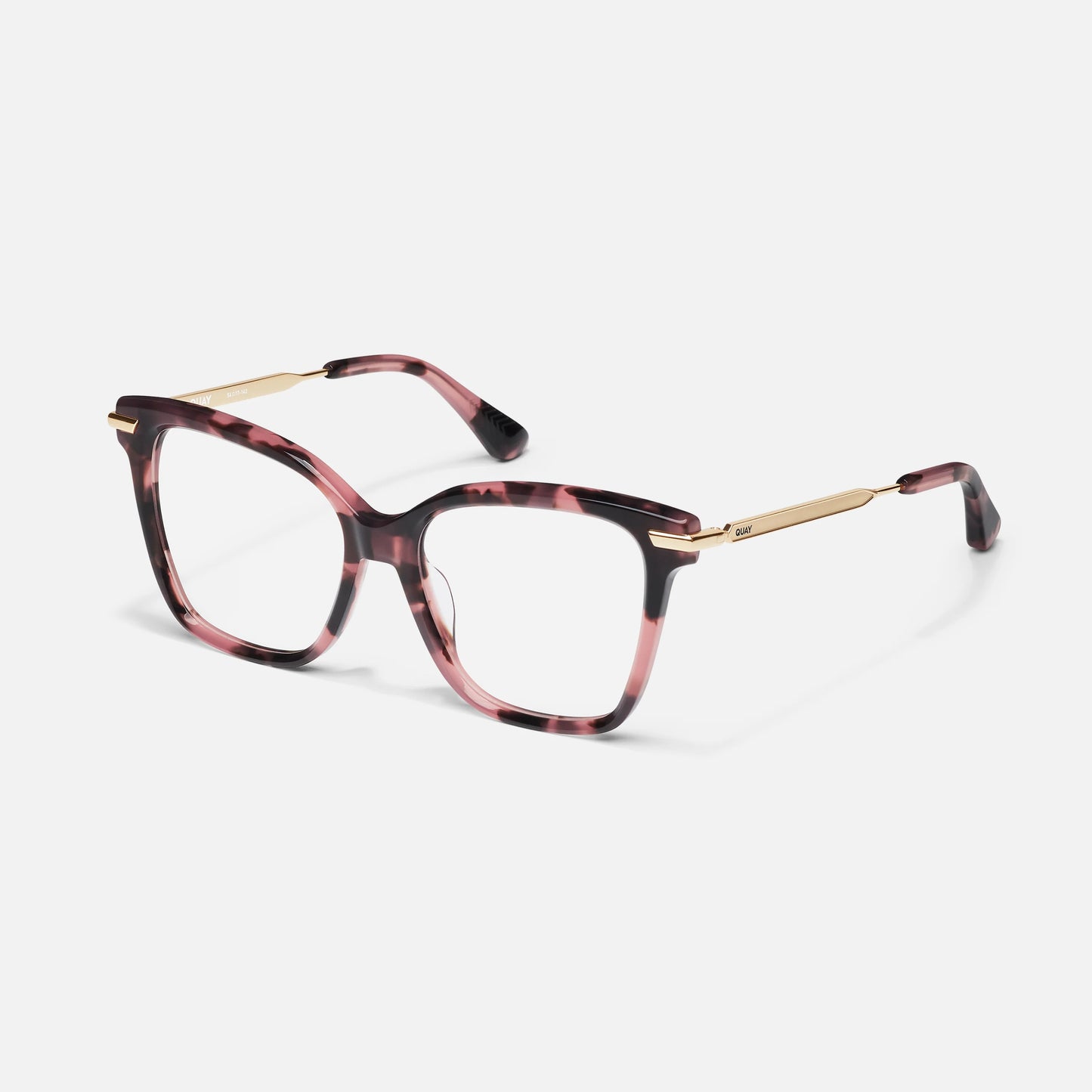 QUAY Tell All Optical Eyeglasses - Rose Tort (Exclusively In-Store)