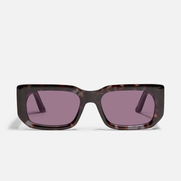 QUAY Tell Me More Sunglasses - Hazy Tortoise/Amethyst