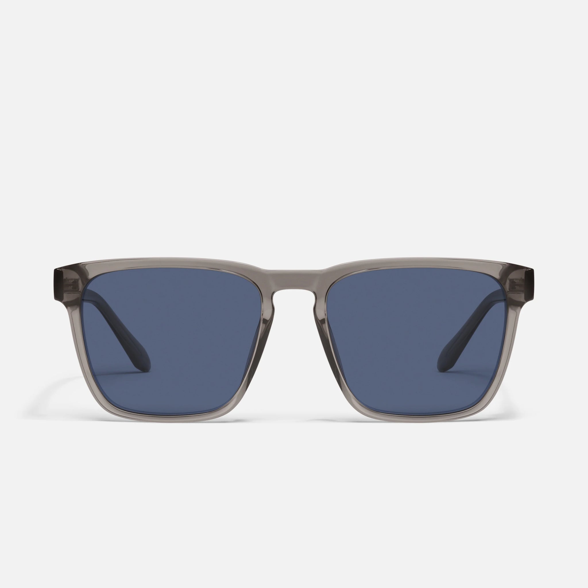 QUAY Unplugged Sunglasses - Grey/Navy Polarized