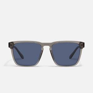 QUAY Unplugged Sunglasses - Grey/Navy Polarized