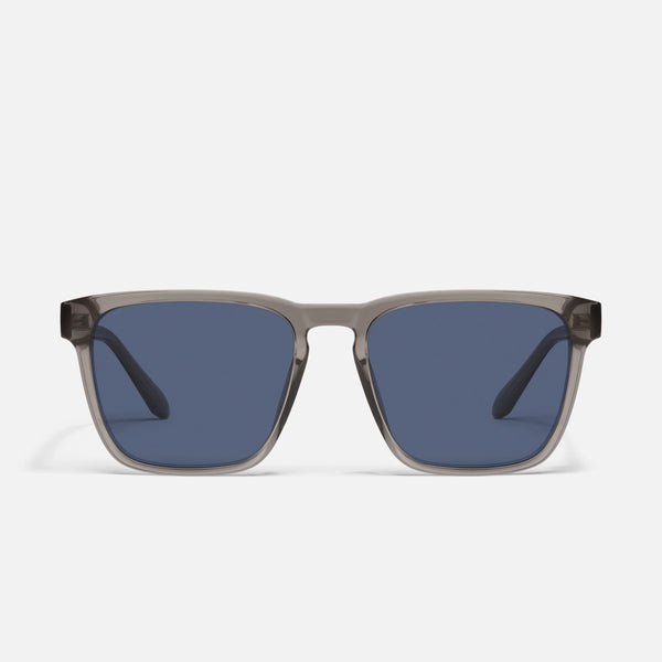 QUAY Unplugged Sunglasses - Grey/Navy Polarized