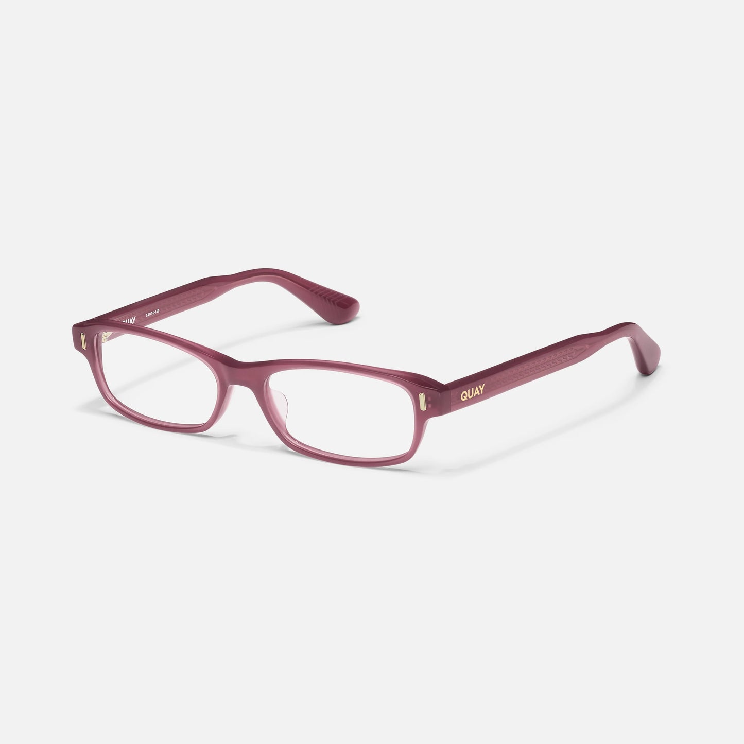 QUAY Work Crush Optical Eyeglasses - Light Plum (Exclusively In-Store)