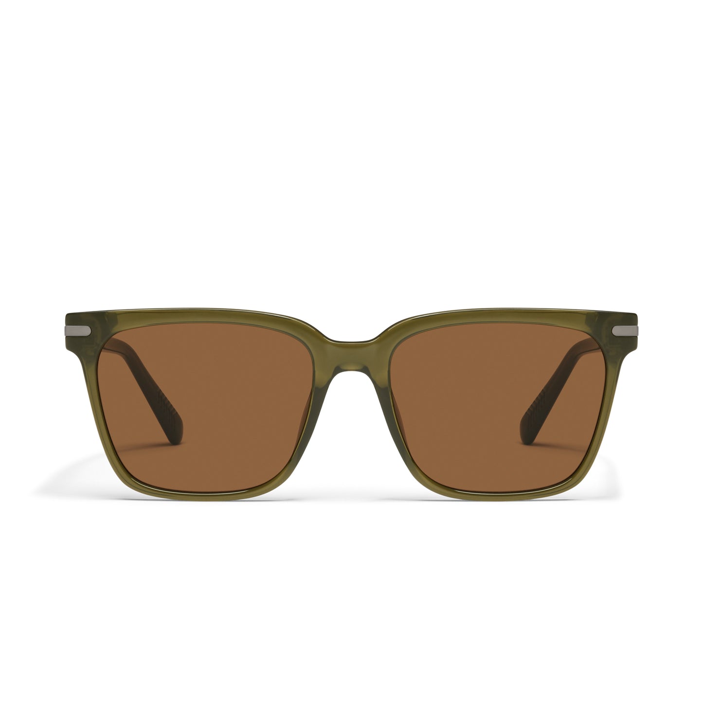 QUAY Recap Sunglasses - Olive/Brown