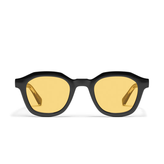 QUAY Roll Film Sunglasses - Black/Daisy