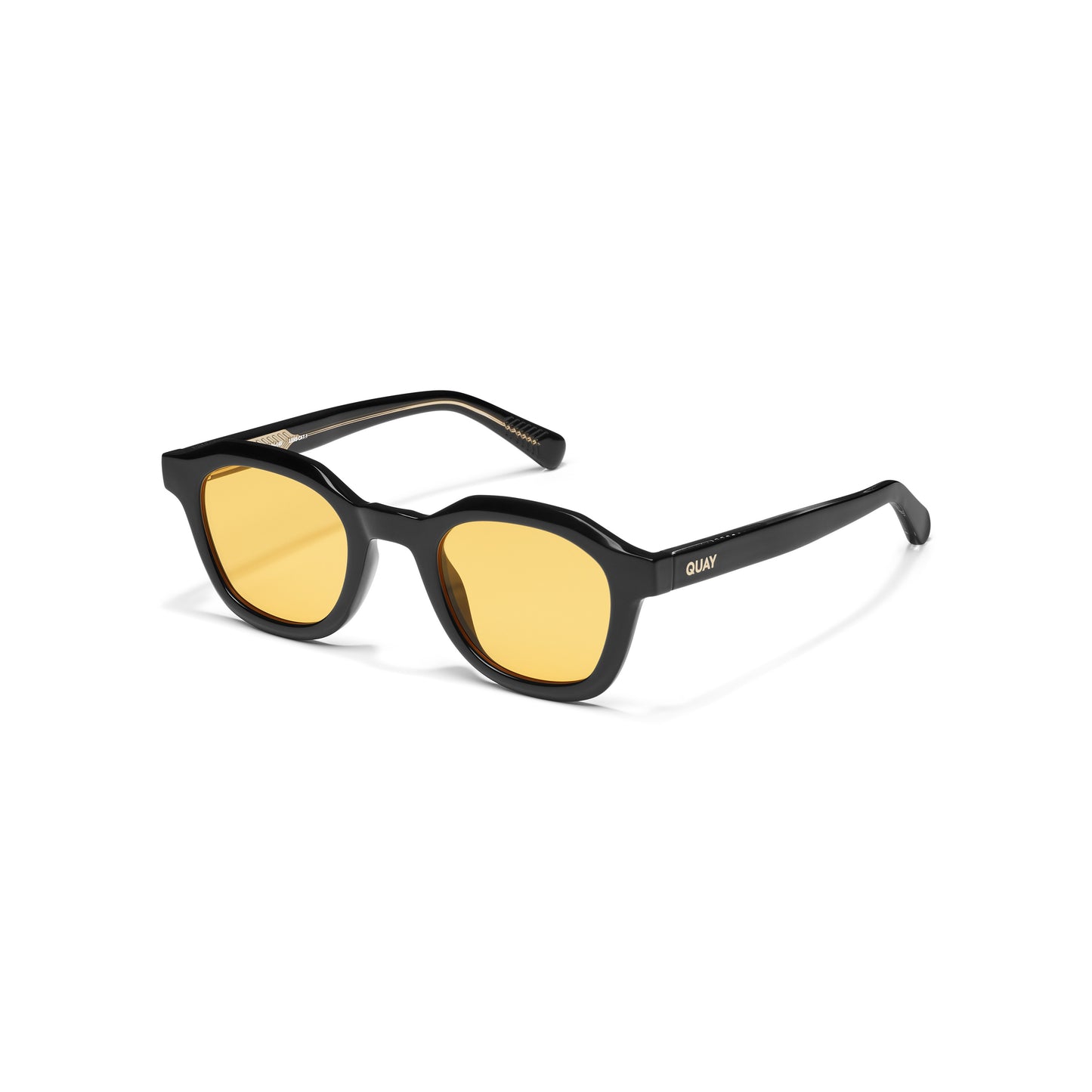 QUAY Roll Film Sunglasses - Black/Daisy