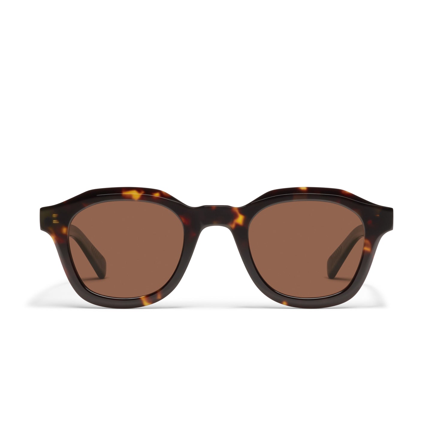 QUAY Roll Film Sunglasses - Dark Tort/Brown Polarized