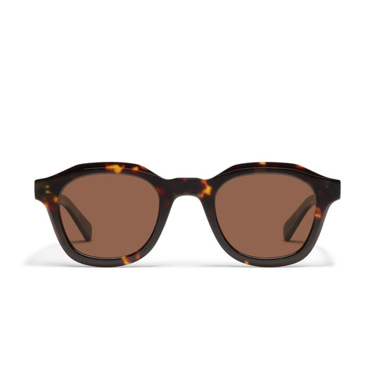 QUAY Roll Film Sunglasses - Dark Tort/Brown Polarized