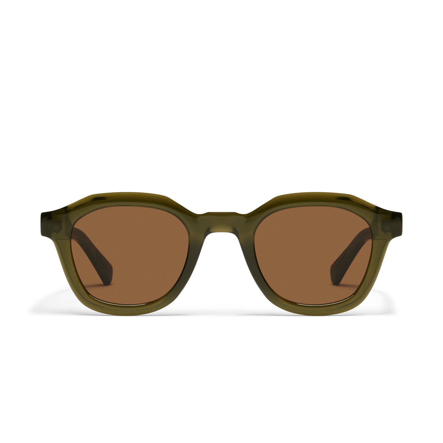 QUAY Roll Film Sunglasses - Olive/Brown