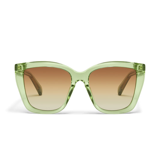 QUAY See Ya Sunglasses - Pistachio/Sepia