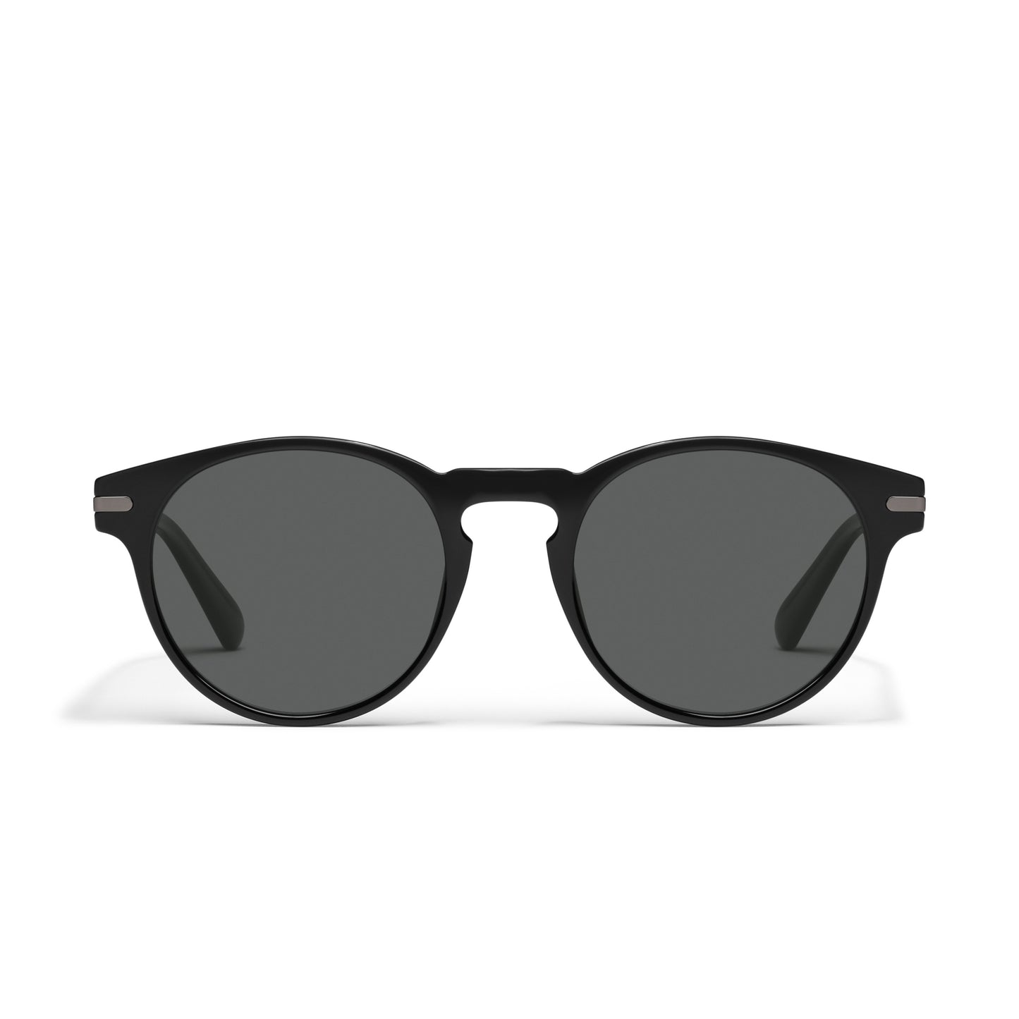 QUAY Slow Mo Sunglasses - Black/Smoke Polarized