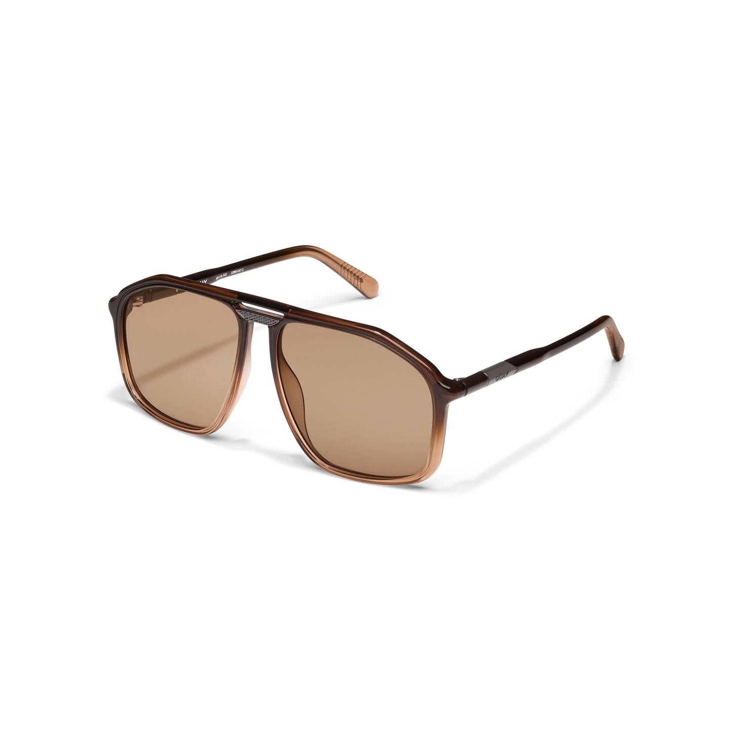 QUAY Studio Sesh Sunglasses - Sepia Ombre/Tan