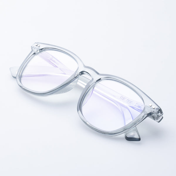 The Book Club "The Whirl" Blue Light Reading Glasses - Pewter