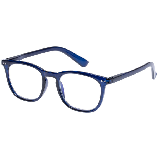 The Book Club "The Whirl" Blue Light Reading Glasses - Ink