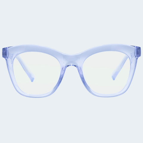 The Book Club "Harlots Bed" Blue Light Reading Glasses - Lilac