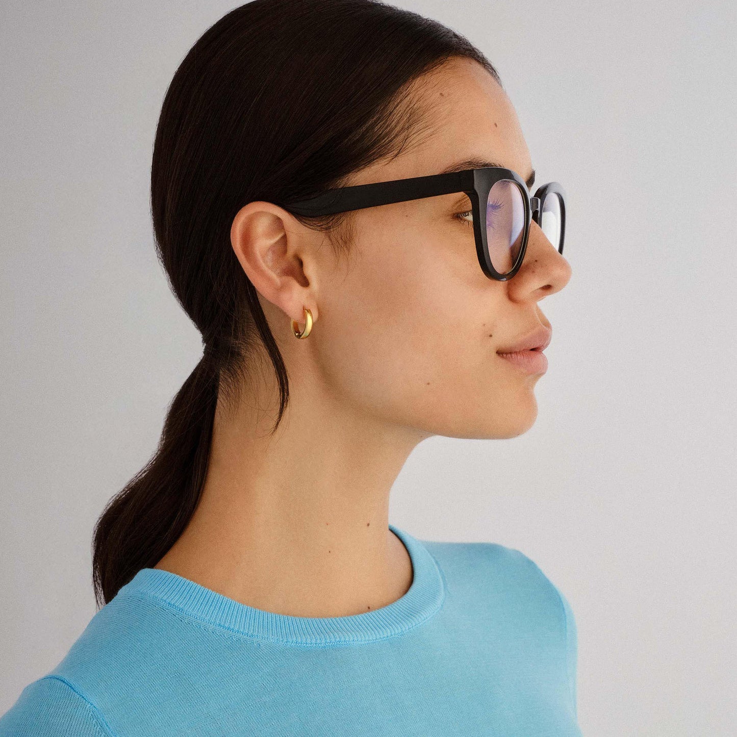 The Book Club "Tongue Teaching" Blue Light Reading Glasses - Black