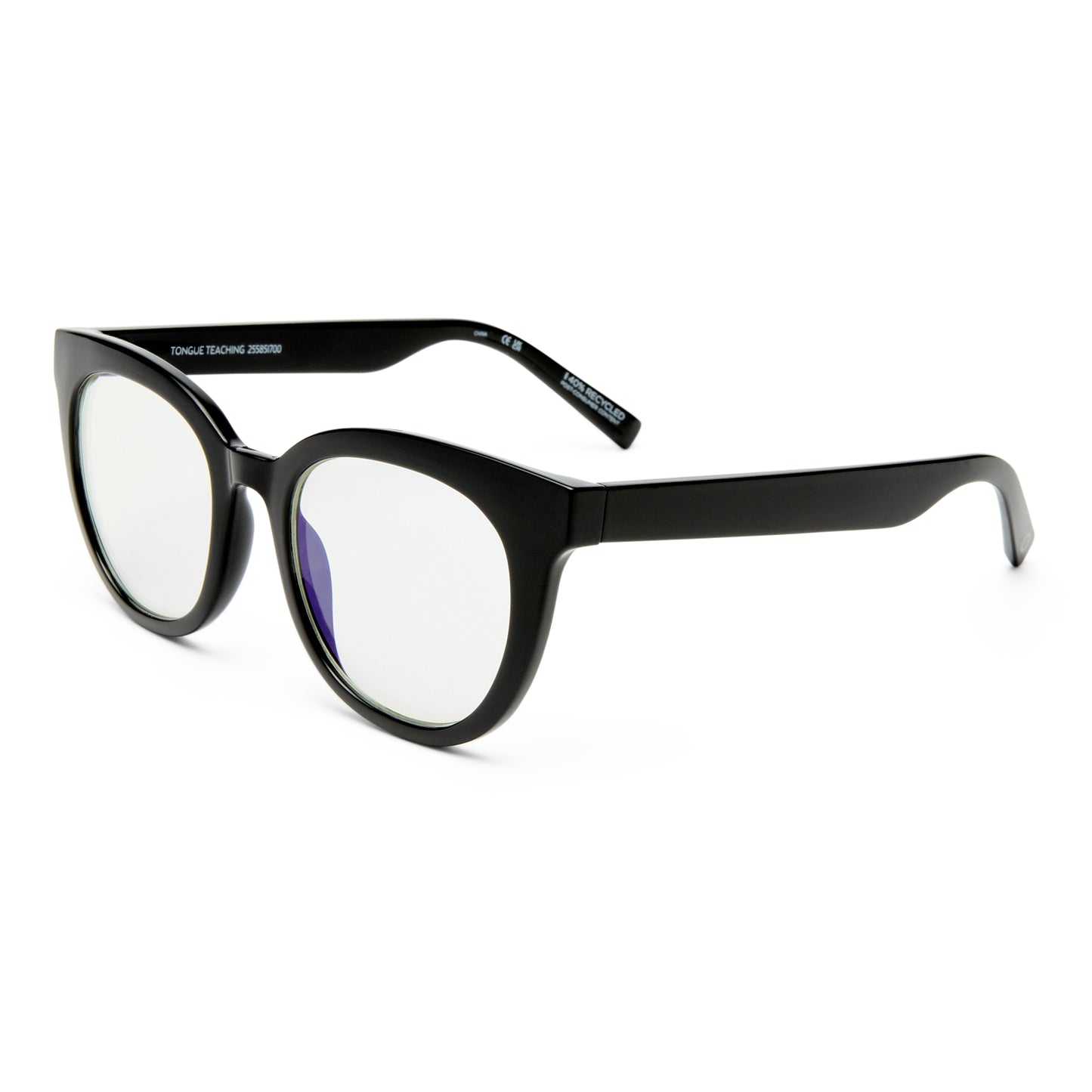 The Book Club "Tongue Teaching" Blue Light Reading Glasses - Black