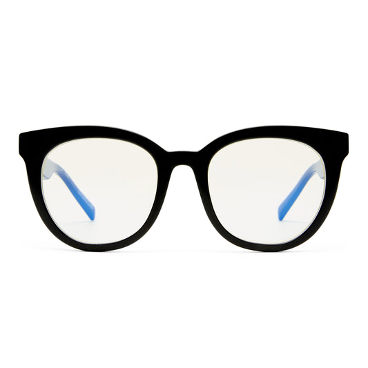 The Book Club "Tongue Teaching" Blue Light Reading Glasses - Black