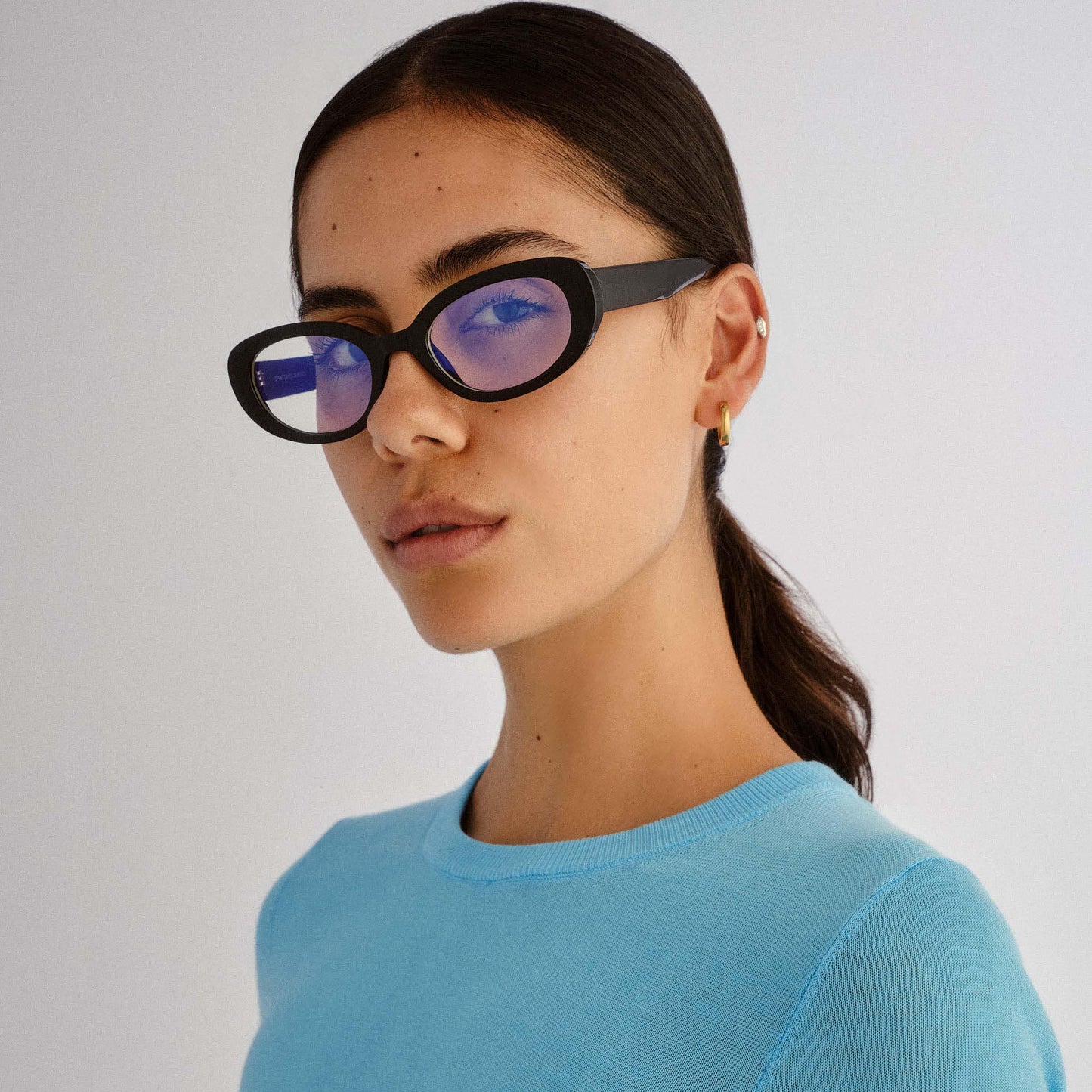 The Book Club "Spray Dryer" Blue Light Reading Glasses - Black