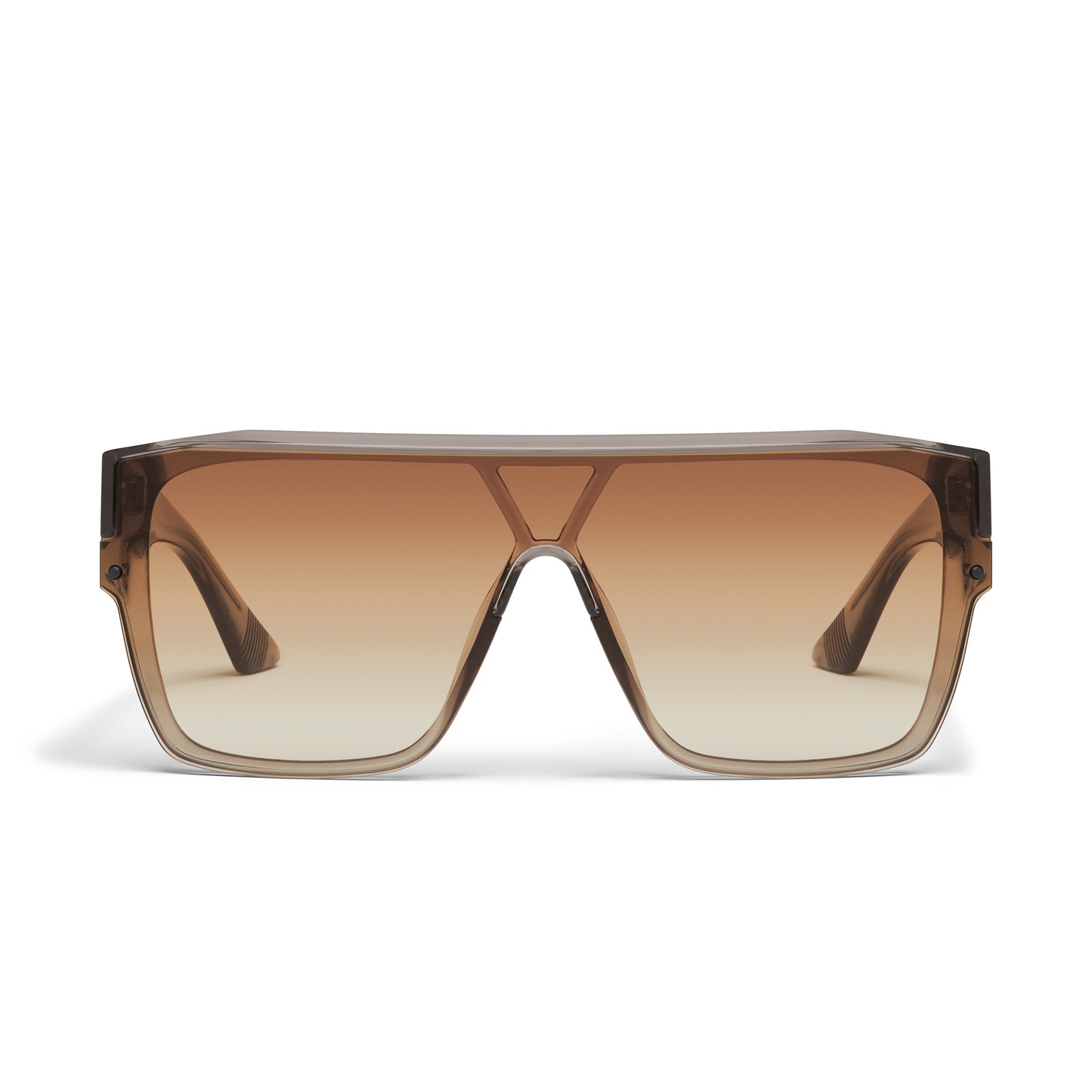 QUAY Tempo Sunglasses - Grey/Sepia
