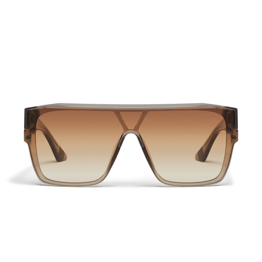 QUAY Tempo Sunglasses - Grey/Sepia