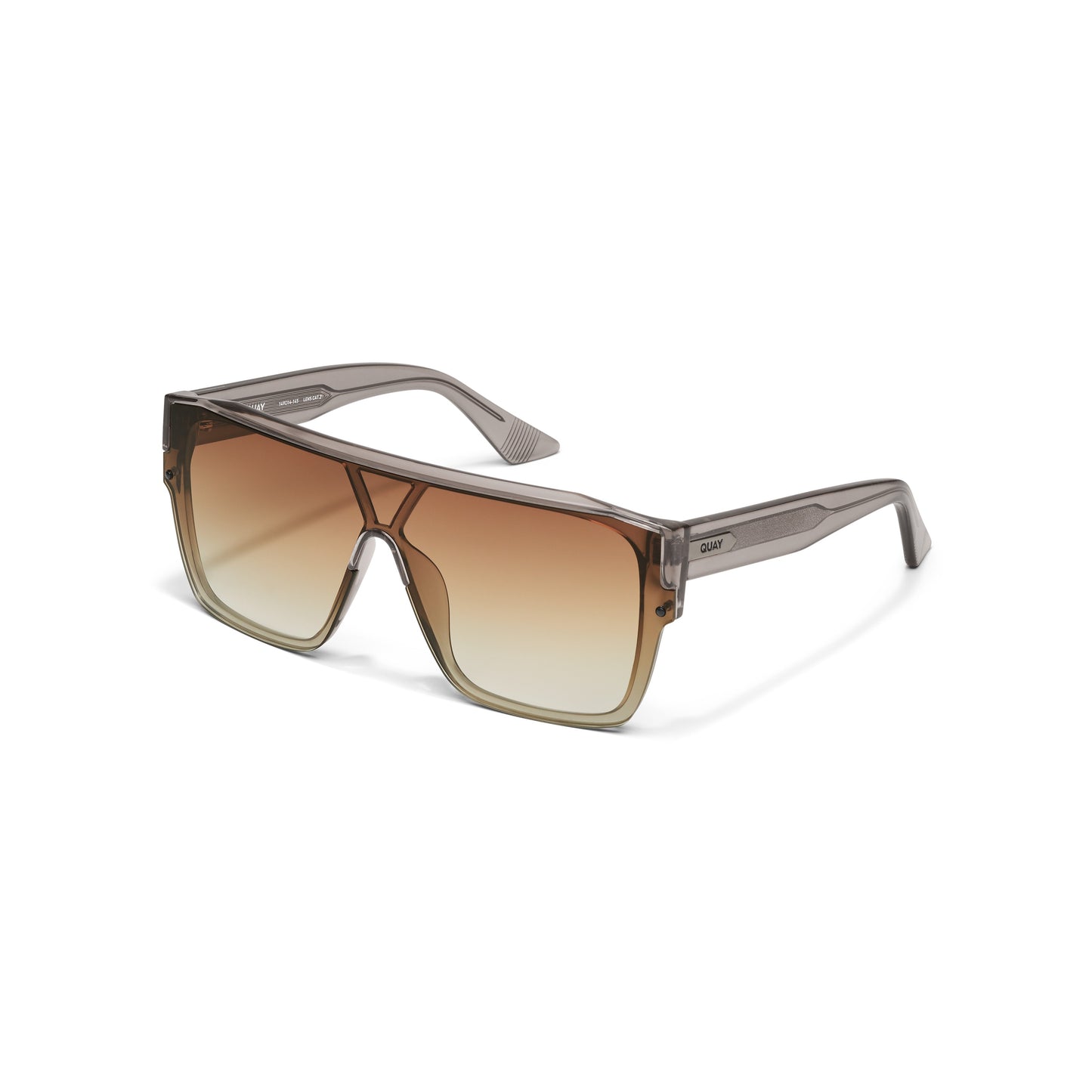 QUAY Tempo Sunglasses - Grey/Sepia