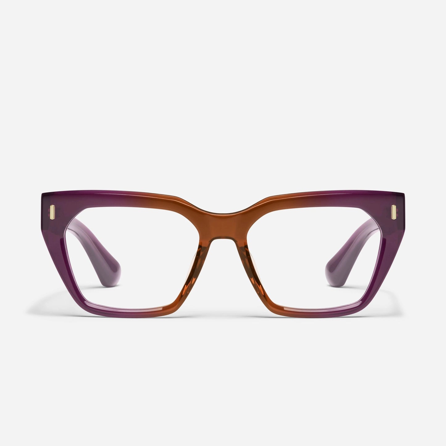 QUAY Tres Chic Optical Eyeglasses - Brown Plum (Exclusively In-Store)