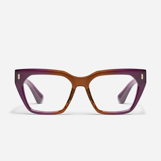 QUAY Tres Chic Optical Eyeglasses - Brown Plum (Exclusively In-Store)