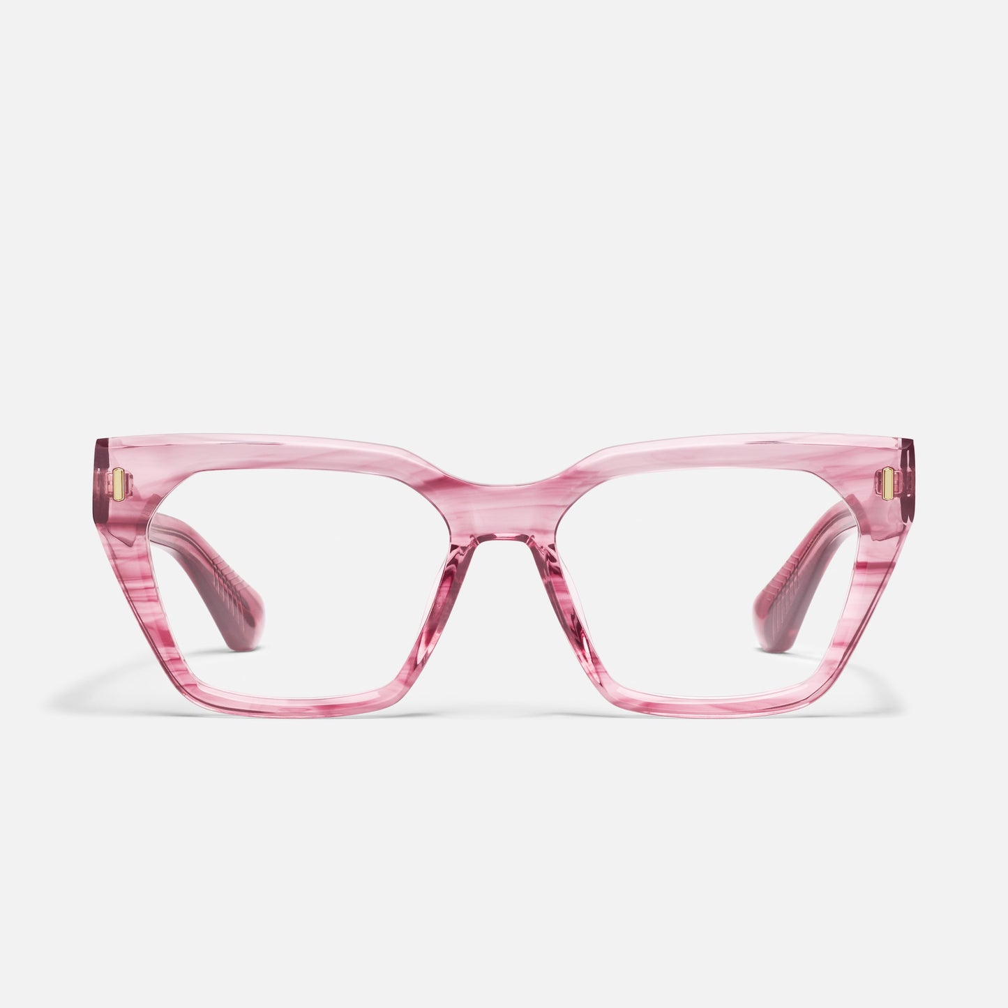 QUAY Tres Chic Optical Eyeglasses - Pink Demi (Exclusively In-Store)