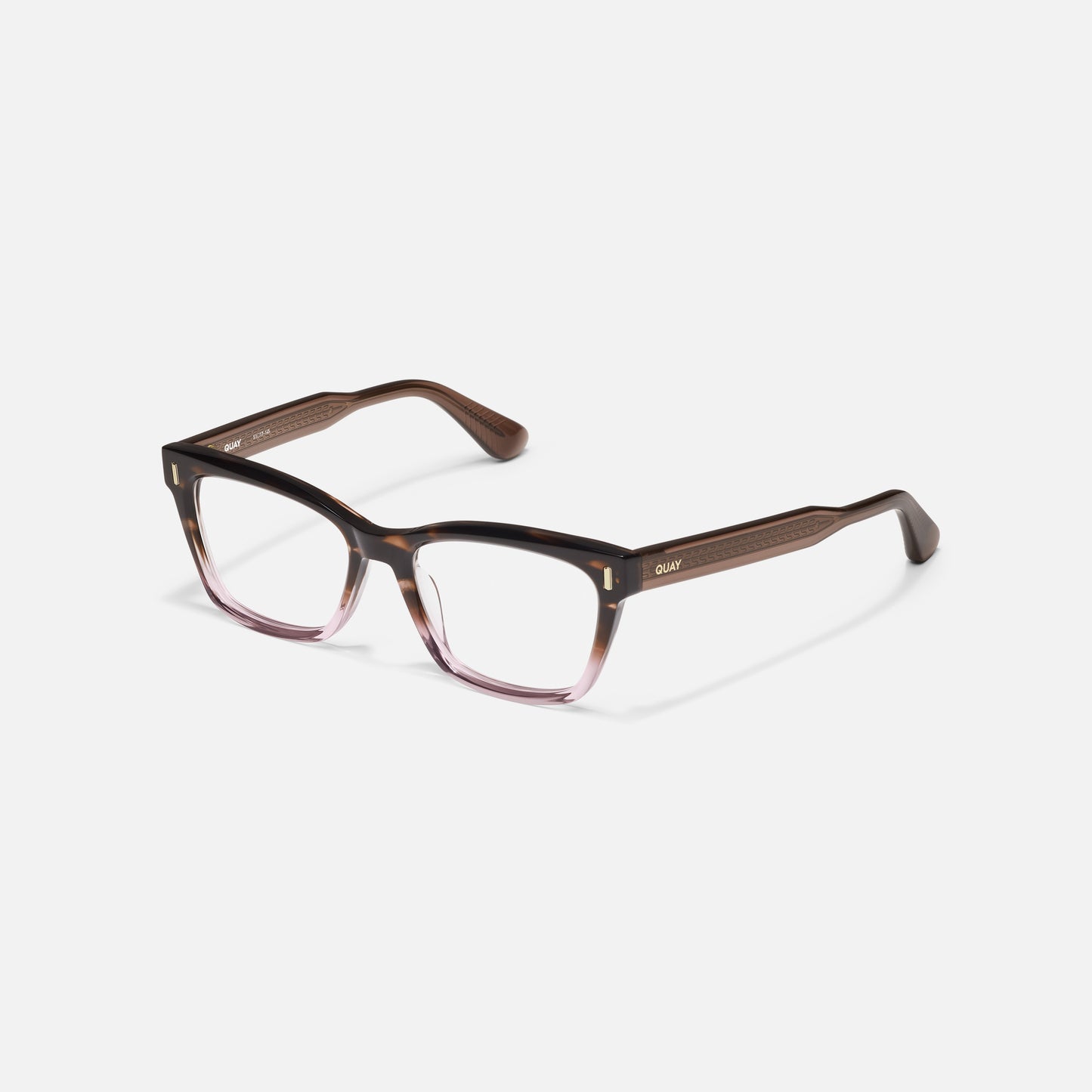 QUAY Trust Me Optical Eyeglasses - Blush Demi (Exclusively In-Store)