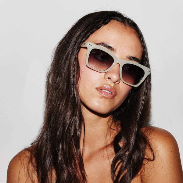 Le Specs Chante | Ivory Sunglasses