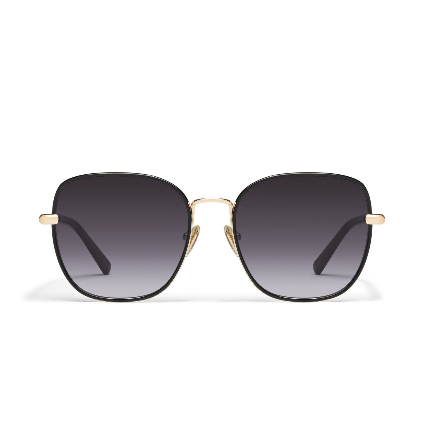 QUAY Uptown Sunglasses - Black Gold/Smoke