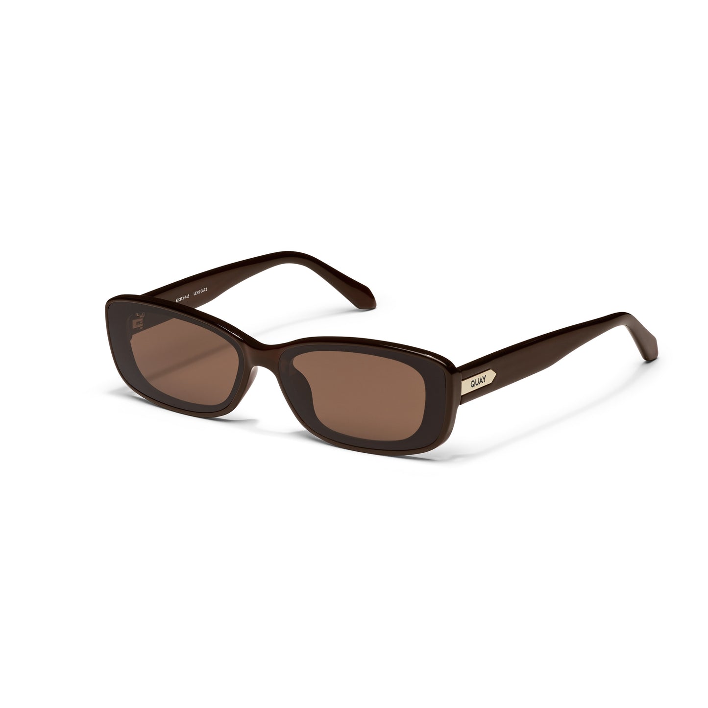 QUAY Vibe Check Sunglasses - Chocolate/Brown