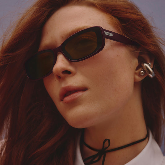 QUAY Vibe Check Sunglasses - Chocolate/Brown