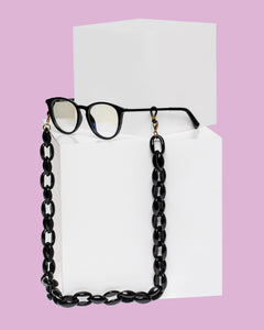 The Book Club Super Size Eyewear Chain - Black