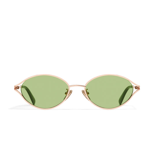 QUAY You Wish Sunglasses - Rose Gold/Pistachio